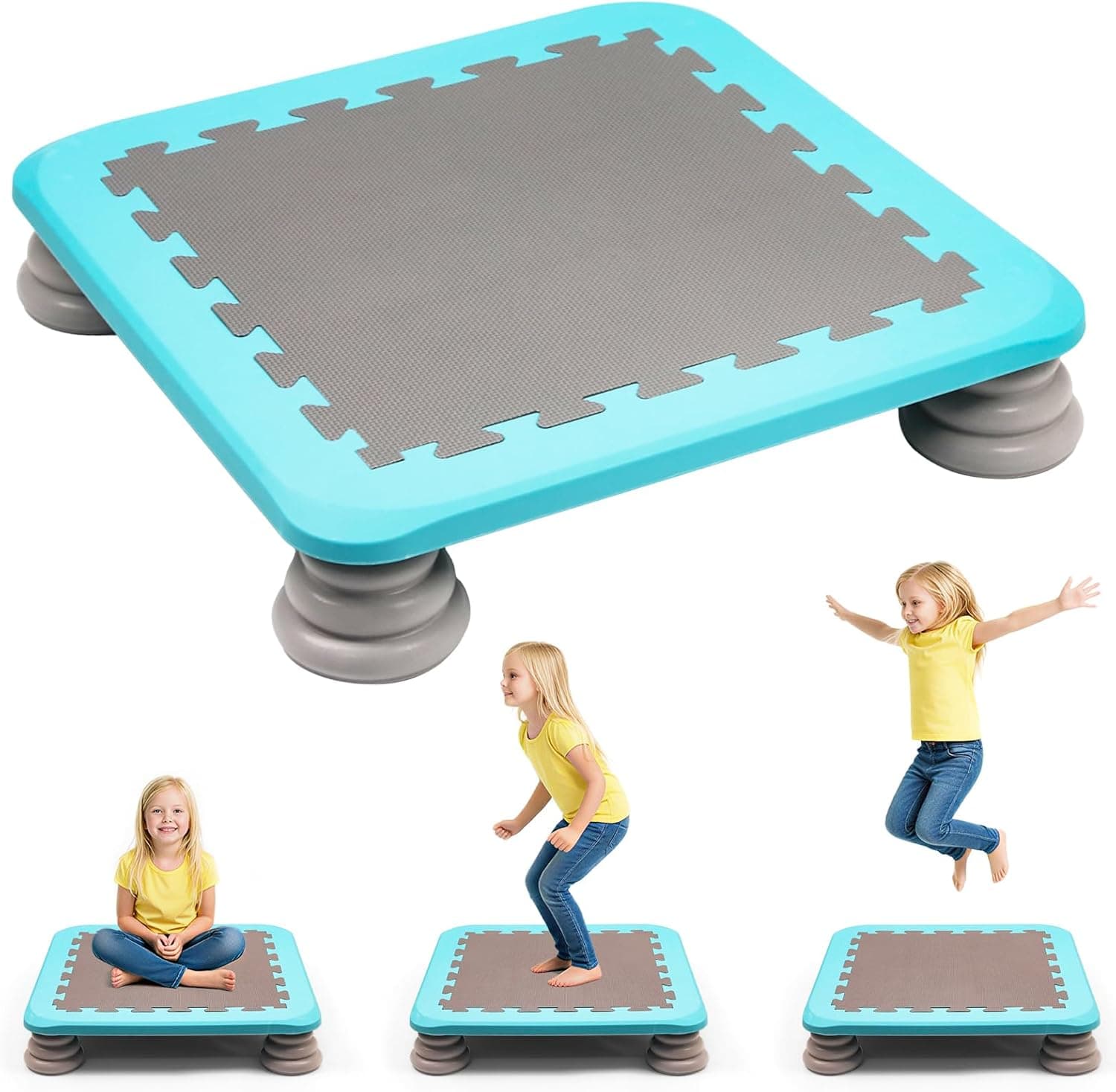 Mini Trampoline for Kids (25 inch, Balance & Bounce)