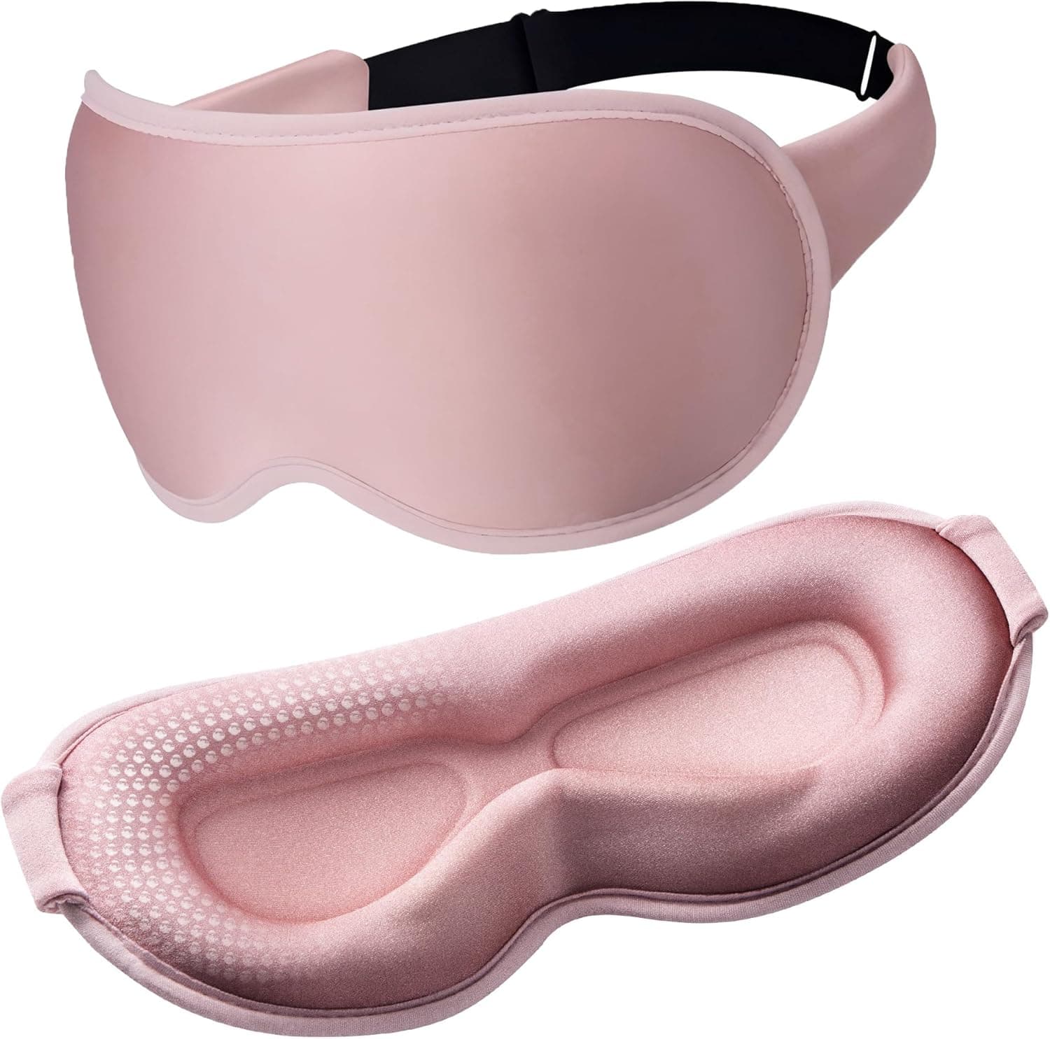 Weighted Sleep Eye Mask (3D Contoured Blackout)