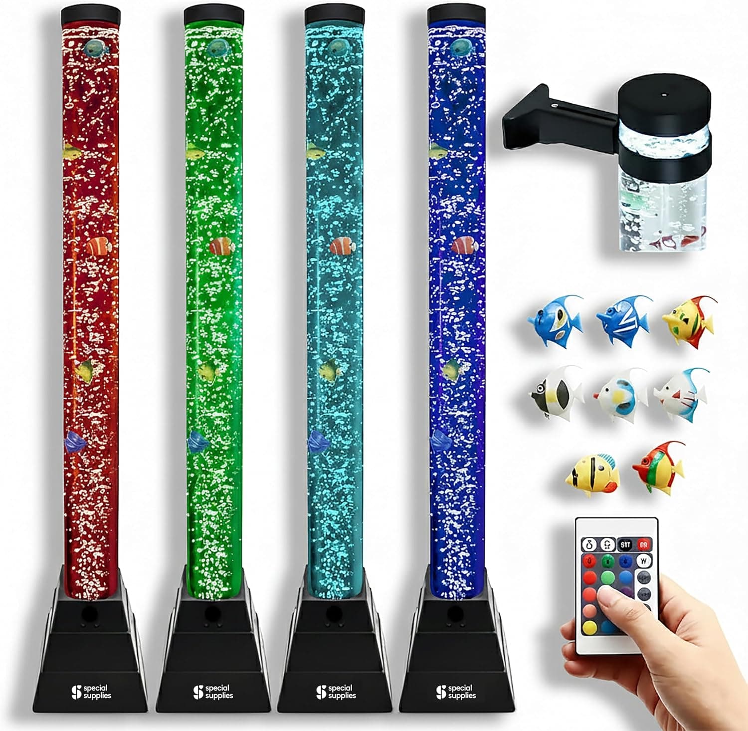 Special Supplies Aquarium Sensory Bubble Tube (8 Fish)