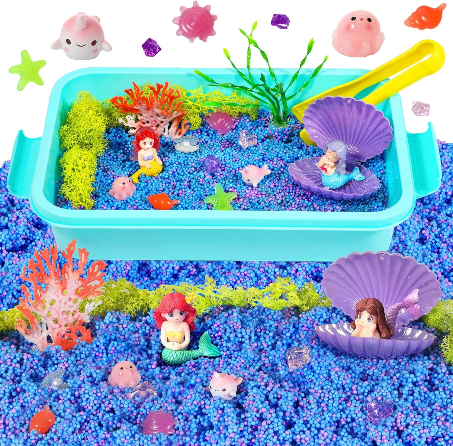 Mermaid Sensory Play Kit for Girls